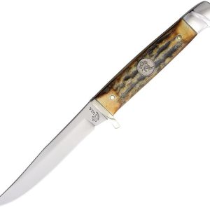 Queen Small Hunter Fixed Blade - Stag (3.0" 1095) QGSH63