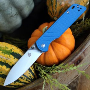 QSP Knife Parrot V2 - Blue G-10 (3.25" D2) QS102D