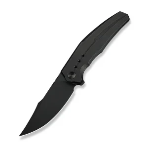 WE Kyklos Flipper Knife Black Titanium (3.79" M390) WE23086-1